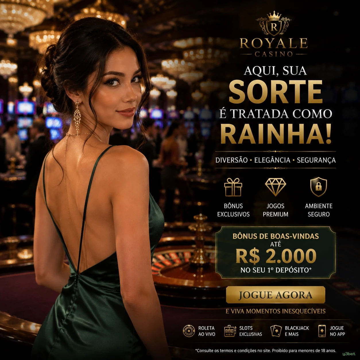 Imagem promocional do cadastro da y3bet